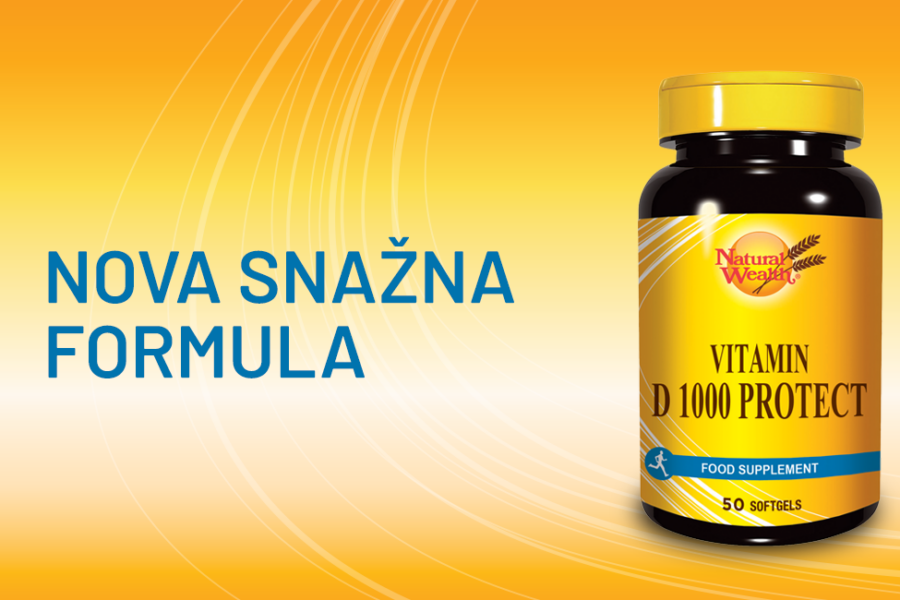 Vitamin D 1000 I.J. – Nova snažna formula