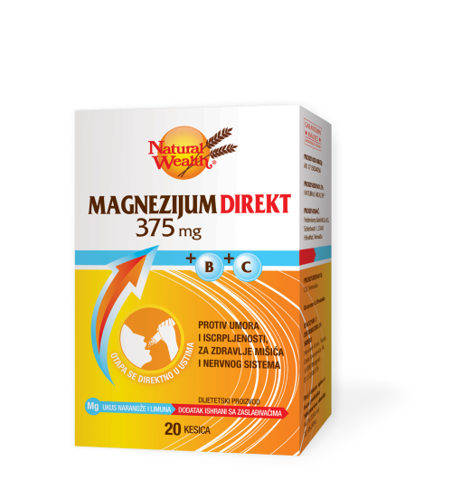 Magnezijum Direkt 375mg+B+C
